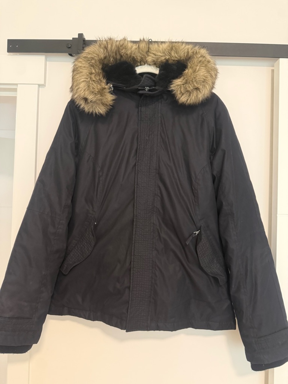 TNA Black Faux-Fur Lined Summit Jacket
